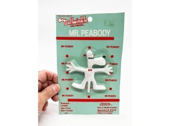 A-30- 1985 BULLWINKLE & FRIENDS 'MR. PEABODY' TOY - SEALED PACKAGE