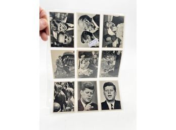 A-69- ORIGINAL 1964 10 CARD PACK OF THE KENNEDYS IN THE WHITE HOUSE