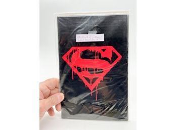 (138) VINTAGE 'SUPERMAN' COMIC BOOK 1992 DEATH OF SUPERMAN SEALED BLACK BAG #75