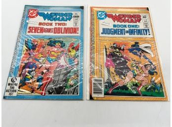 (CB171) LOT OF 2 VINTAGE WONDER WOMAN COMIC BOOKS-1982 #291 AND #292