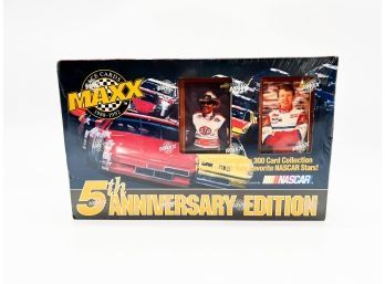 A-1- NASCAR RACE CARDS 'MAXX' - 300 CARD COLLECTION - 5TH ANNIVERSARY, 1988-1992 - FACTORY SEALED