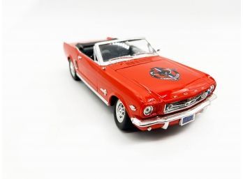 A-45- LOT OF TWO DIE CAST COLLECTOR CARS - 1964 FORD MUSTANG 35TH ANNIVERSARY & 1956 CHEVY BEL-AIR