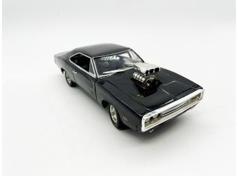 A-46- ERTL DIE CAST COLLECTOR CAR - 1969 DODGE CHARGER - 1/18 SCALE