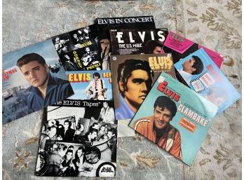 (32) LOT OF 10 ASSORTED 'ELVIS' PRESLEY LP RECORDS-ALL UNTESTED