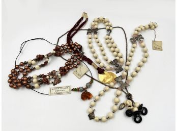(J-108) LOT OF EXOTIC CONTEMPORARY COSTUME JEWELRY
