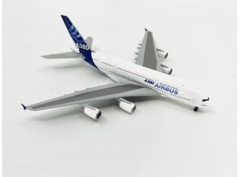 (L-13) SMALL A-380 AIRBUS PLANE MODEL - 8' BY 7'