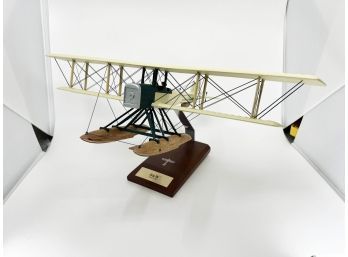 (L-11) BOEING 'B & W' PLANE MODEL MOUNTED ON STAND -'MASTERCRAFT COLLECTION' - SCALE 1/32, 20' BY 10'