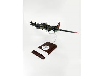 (L-6) BOEING WWII FIGHTER PLANE MODEL MOUNTED ON STAND - 'MASTERCRAFT COLLECTION' -20' BY 10'