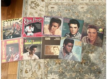 (LOT 68) LOT OF 9 ELVIS ALBUMS WITH 10 LP RECORDS-ALL UNTESTED