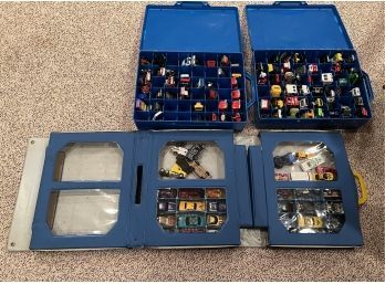 (RR) COLLECTION OF VINTAGE HOT WHEELS CARS IN THREE CASES