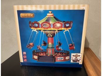 (LOT BA-20) PRE OWNED XMAS DECORATION-LEMAX-THE GIANT SWING RIDE-IN ORIGINAL BOX