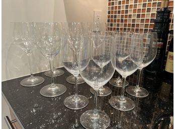 (DR) COLLECTION OF REIDEL WINE GLASSES - SIX RED & SIX WHITE