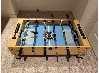 OLD SCHOOL SPORTS TABLETOP FOOSE BALL SOCCER GAME - WOOD - 36' BY 20' BY 12' HIGH