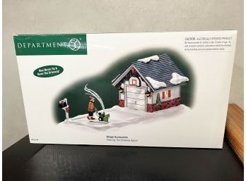 (LOT BA-27) PRE OWNED XMAS DECORATION-DEPARTMENT 56-CLEARING THE DRIVEWAY AGAIN-ORIG BOX