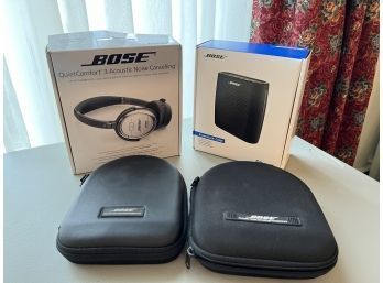 (DR-19) LOT OF NEW & LIKE NEW BOSE HEAD PHONES - NOISE CANCELLING