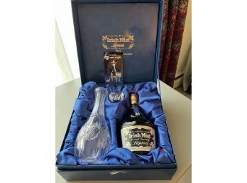 (DR-14) WATERFORD 'IRISH MIST' CRYSTAL DECANTER & STOPPER- NEW IN BOX