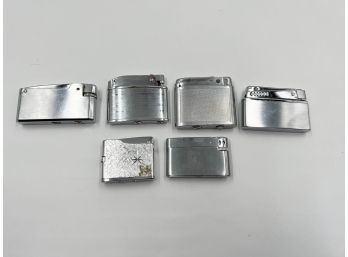 (J-25) LOT OF 6 LIGHTERS AS PICTURED-ALL UNTESTED