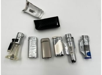 (J-23) LOT OF 6 LIGHTERS AS PICTURED-ALL UNTESTED