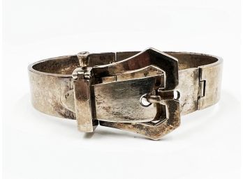 (j-34)  Vintage/mcm Sterling Silver Bracelet-37.92 Dwt-925