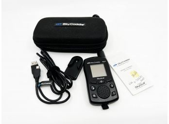 (D-26) PREOWNED SKY CADDIE GOLF GPS SG 2.5 WITH CHARGER AND CASE
