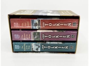 (D-14)  PAPERBACK SERIES-JRR TOLIEN BOXED SET FELLOWSHIP OF THE RINGD, THE RETURN OF THE KING ,THE TWO TOWERS