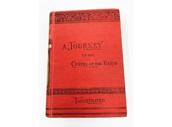 VINTAGE/ANTIQUE EDITION OF A JOURNEY TO THE CENTER OF THE EARTH BY JULES VERNE-1901 EDITION-SCHRIBNER