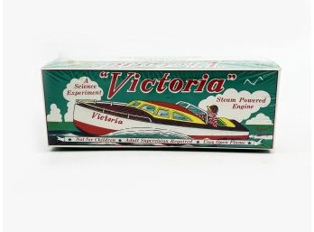 (A-69) 1996 'SCHYLLING VICTORIA, STEAM POWERED ENGINE BOAT' - NEW IN PACKAGE
