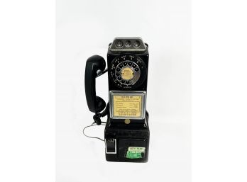(A-51) VINTAGE STREET PAY PHONE 'DUNCANNON, PA.' - COIN SLOTS - COOL!