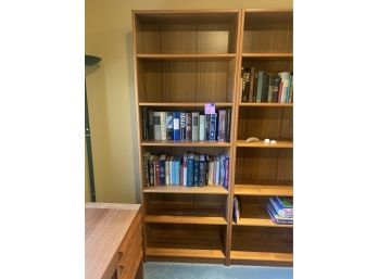 WOOD FIVE SHELF BOOKCASE - We Have SIX Matching Bookcases Listed Separately  - 75' HIGH BY 36' WIDE