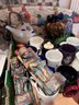 Lot Of Lamps Mugs Pottery And More