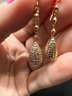 14k Gold Drop Earrings