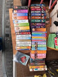 Lot Of VHS &  DVDs, Knight Rider , Dawsons Creek,lil House,smallville Superman & More