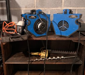 Lot Of Tools And Two Blowers