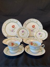 Lot Of Heinrich Germany 'chambord' Floral Plates