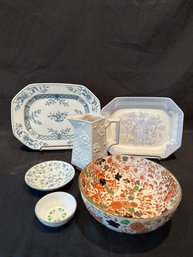 Lot Of  Misc. Blue & White Floral China