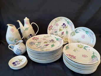 Set Of French Garden By Castleton Floral China