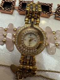 Wristwatch & Costume Jewelry