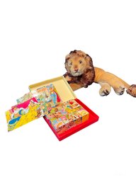 Steiff Leo The Lion And Block Puzzle