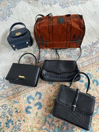 Lot Of 5 Vintage Handbags Purses