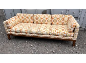 Vintage Mid Century Edward Wormley Dunbar ? Mid Century  Fabric Sofa