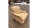 Finely Upholstered Lewis Mittman Arm Chair