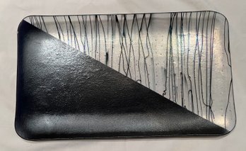 Kurt McVay Art Glass Plate/Tray #2