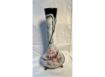 Wave Crest Vase With Black Lines - 9'