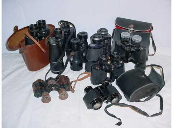 9 Pair Of Binoculars