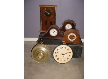 Lot Of 7 Small Clocks, All As Is
