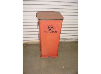 Foot Operated Hospital Trash Can, 30'H