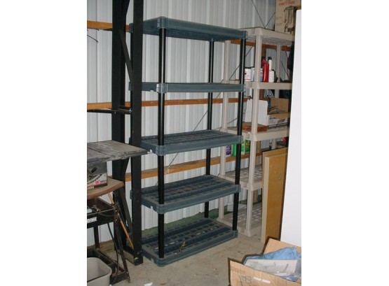 6' Plastic Shelving Unit With 5 Shelves  (186)