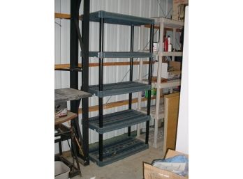 6' Plastic Shelving Unit With 5 Shelves  (186)