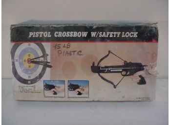 Pistol Cross Bow With Safety Lock, 45 Lb   (240)