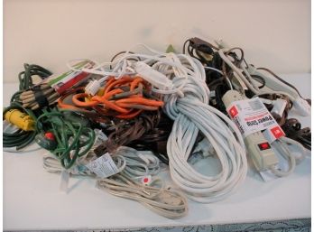26 Extension Chords, 3 Power Strips    (148)